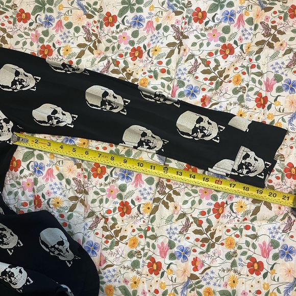 Saint Laurent Men Skulls button up long sleeve XS Rare